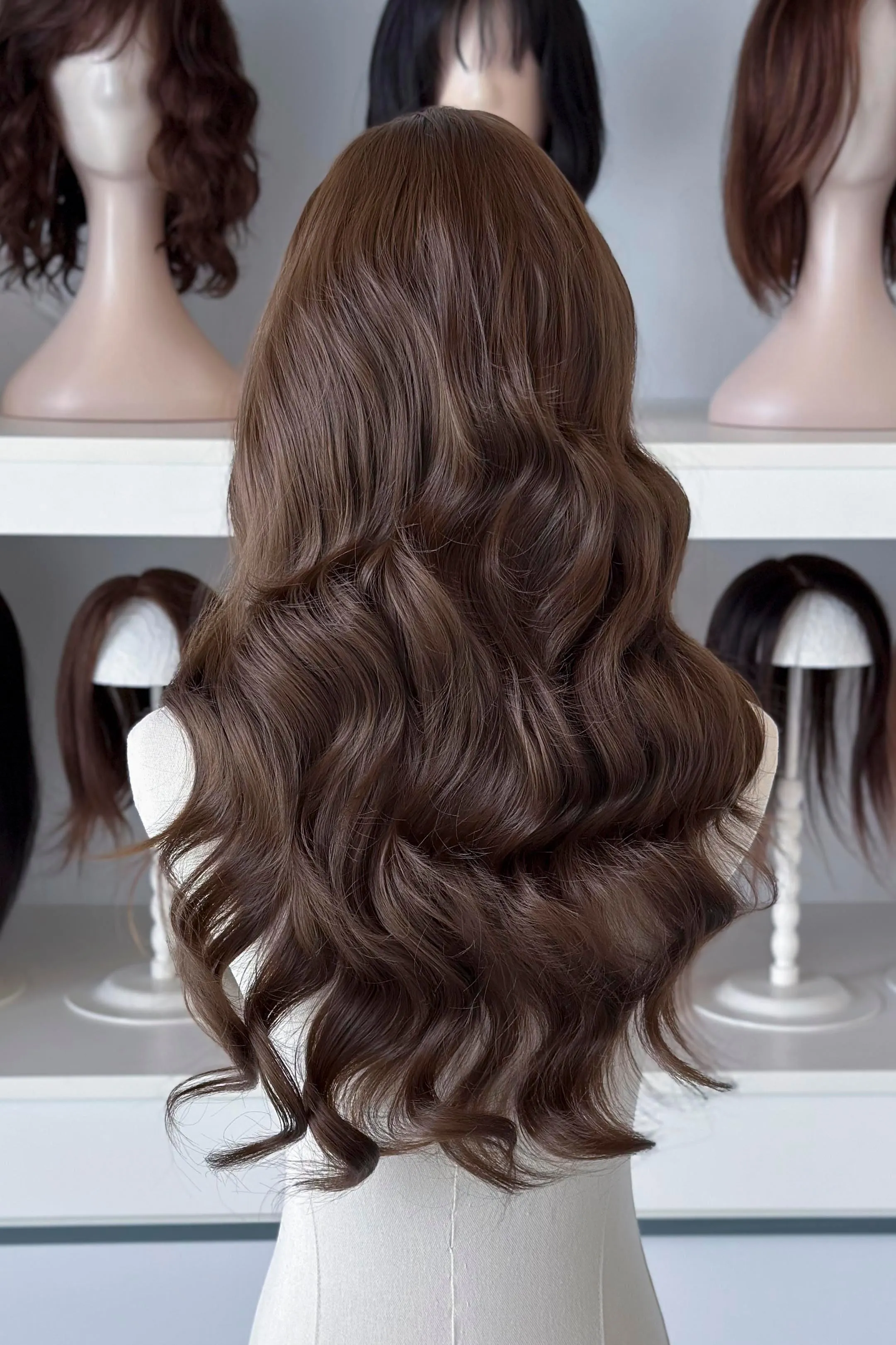 Natural Brown Wavy Lace Front Wig Nesta sold by Her Wig Closet product image thumbnail 4