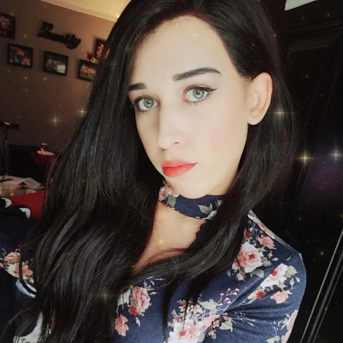 Natural Black Wavy Lace Front Synthetic Wig Bella sold by Her Wig Closet