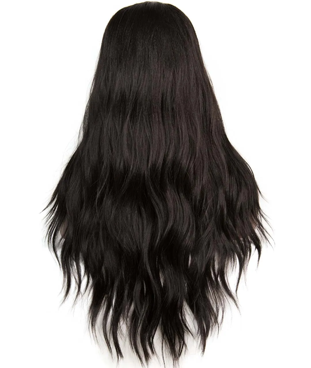 Natural Black Wavy Lace Front Synthetic Wig Bella sold by Her Wig Closet product image thumbnail 4