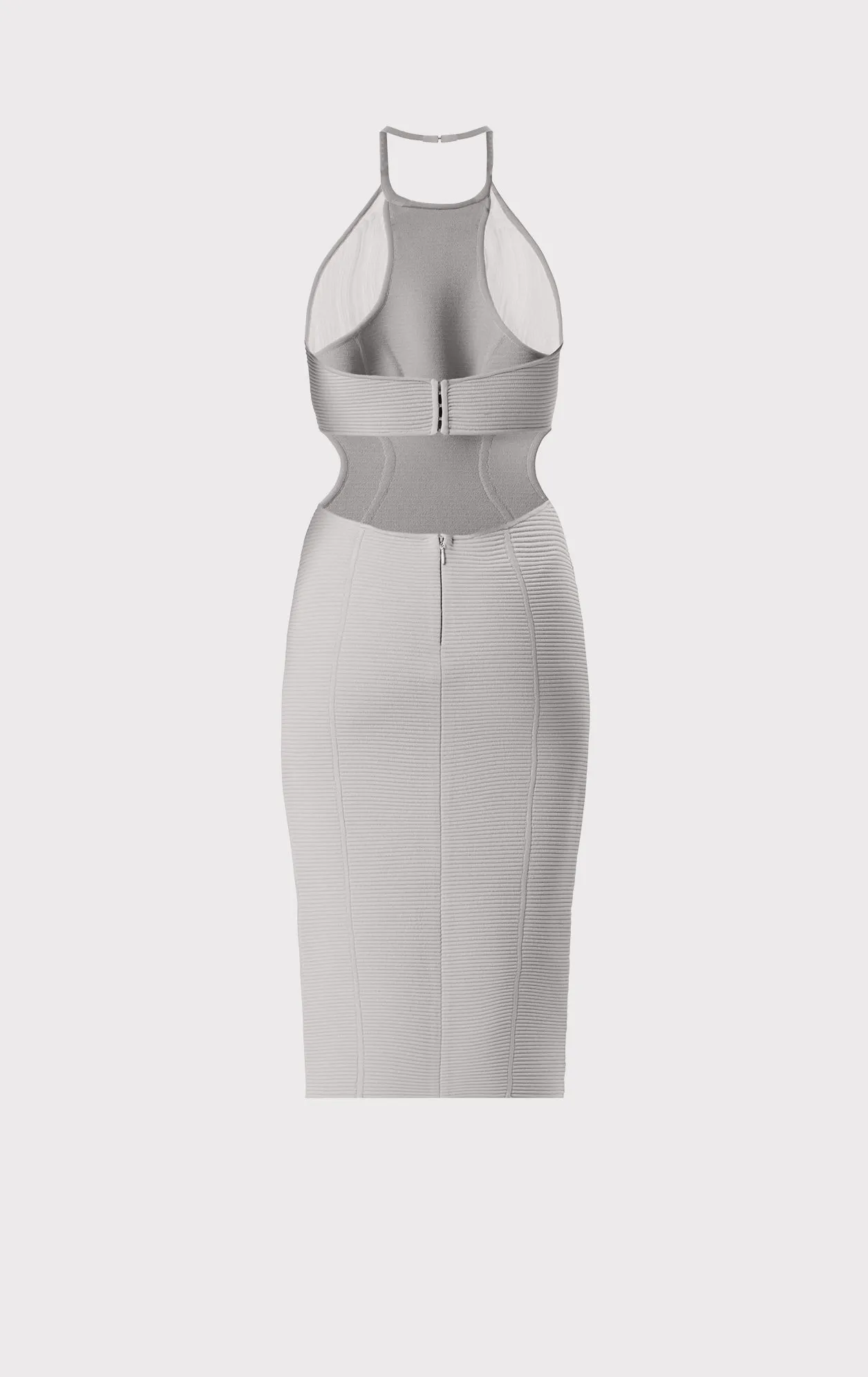 HERVÉ LÉGER X LAW ROACH DAYA Sheer Layered Midi Dress sold by Herve Leger product image thumbnail 3