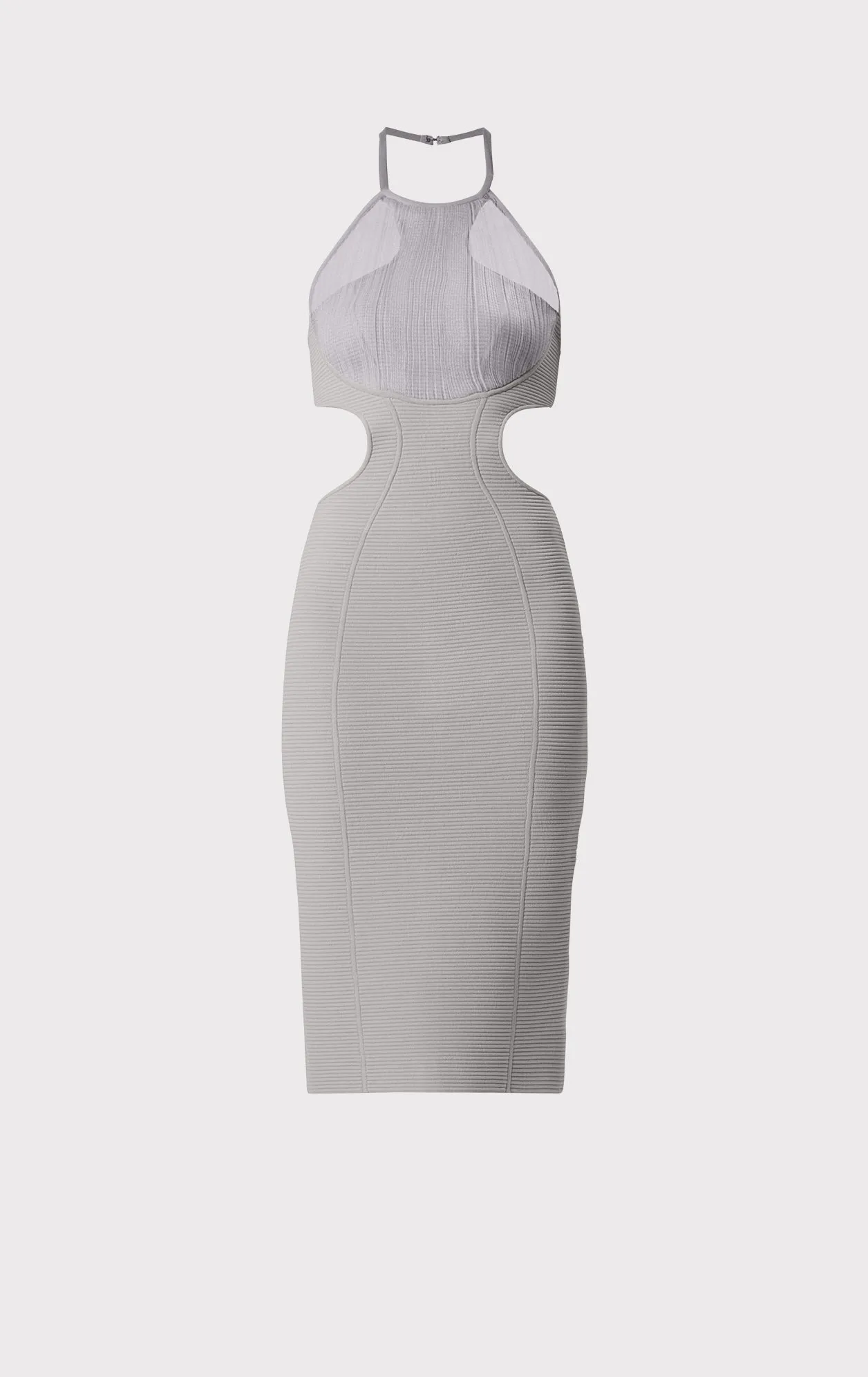 HERVÉ LÉGER X LAW ROACH DAYA Sheer Layered Midi Dress sold by Herve Leger product image thumbnail 2