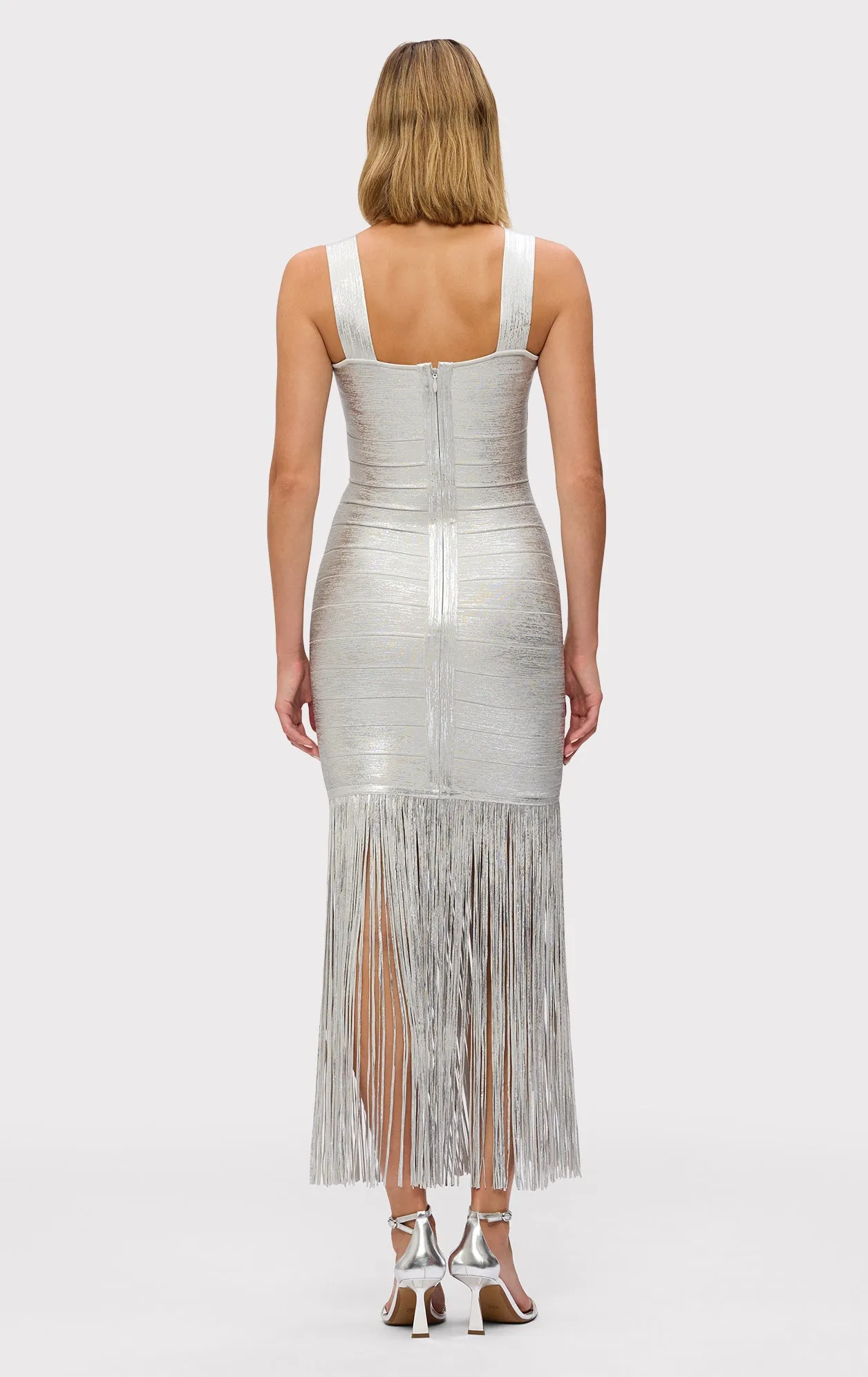 THE METALLIC ALBA GOWN sold by Herve Leger product image thumbnail 4