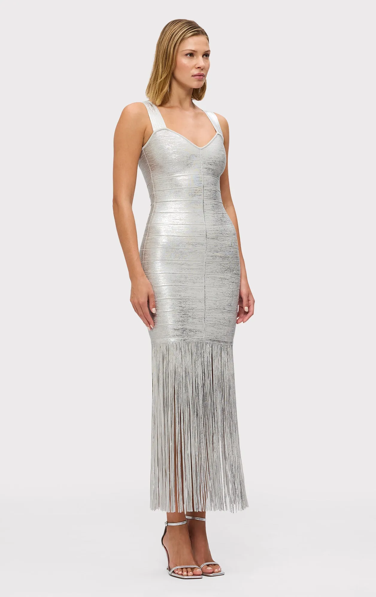 THE METALLIC ALBA GOWN sold by Herve Leger product image thumbnail 3