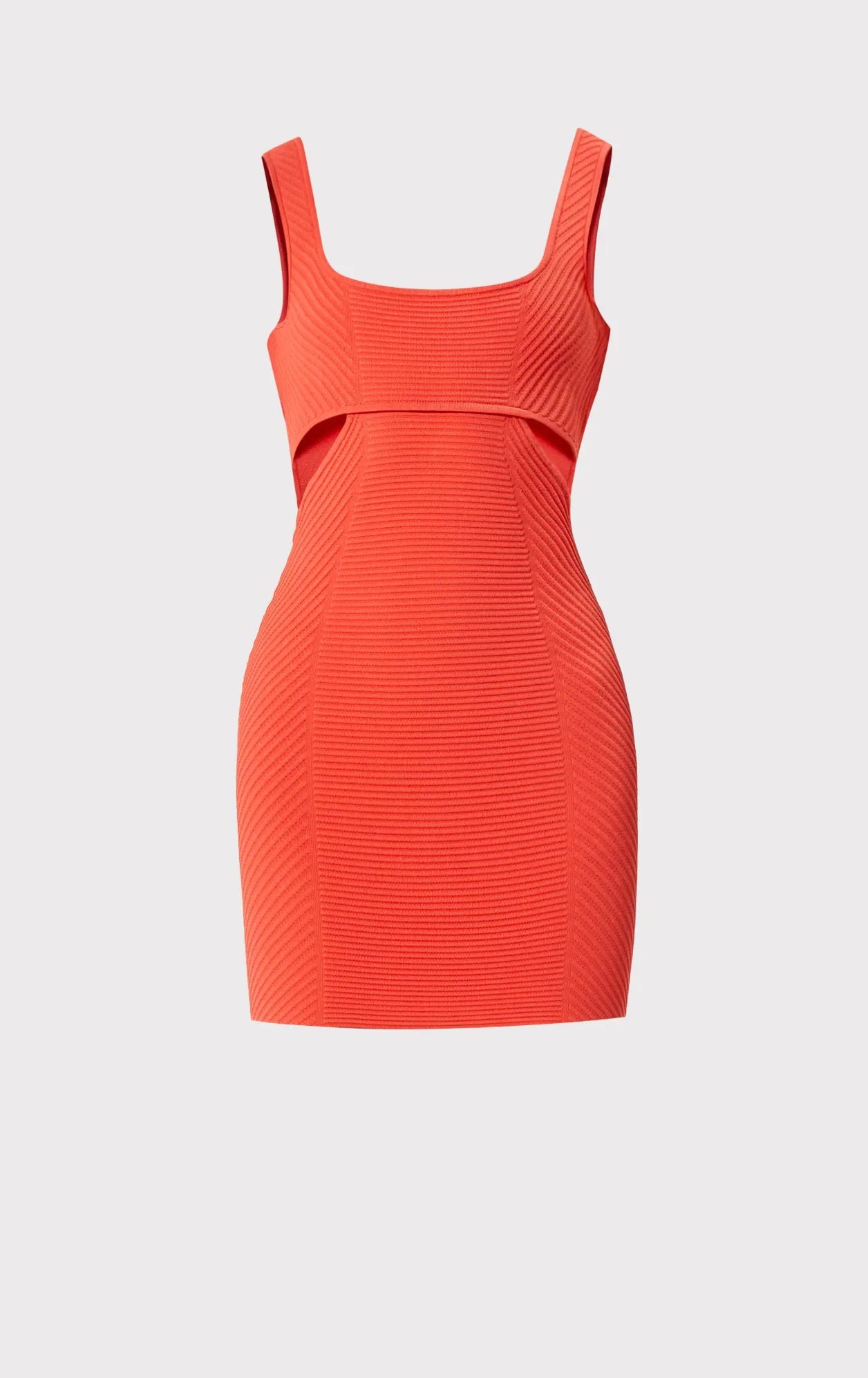OTTOMAN SCOOP NECK CUT OUT MINI DRESS sold by Herve Leger product image thumbnail 2