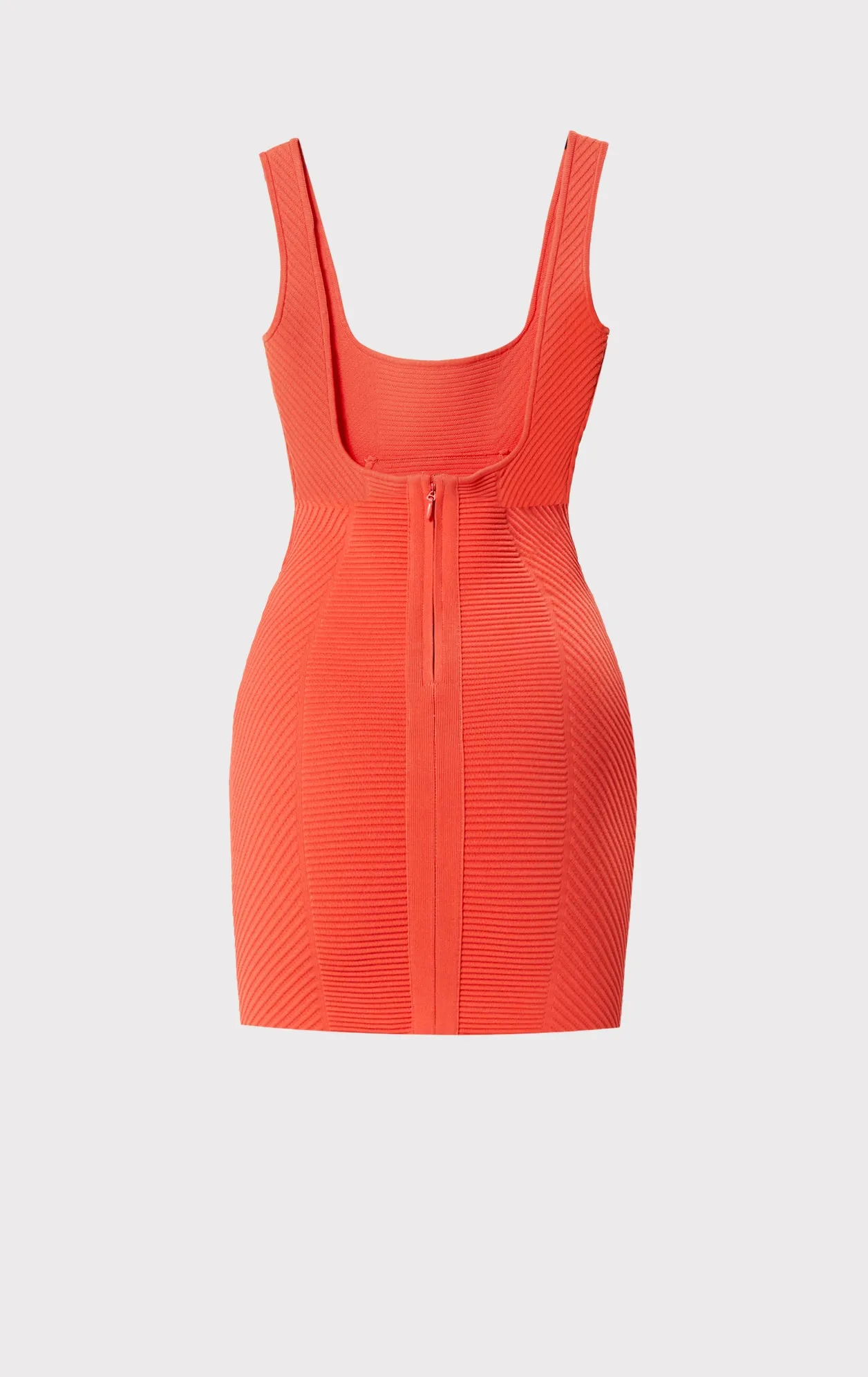 OTTOMAN SCOOP NECK CUT OUT MINI DRESS sold by Herve Leger product image thumbnail 3