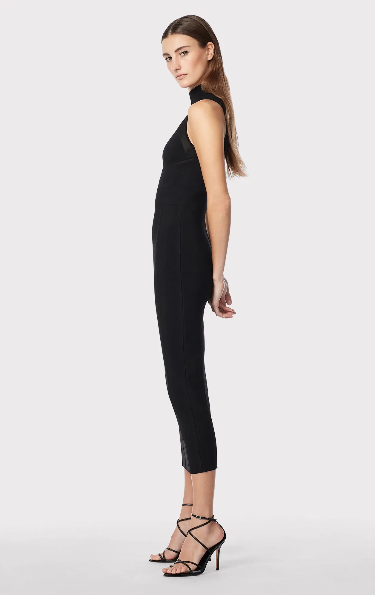 SHEER INTARSIA BUSTIER MIDI DRESS sold by Herve Leger product image thumbnail 4