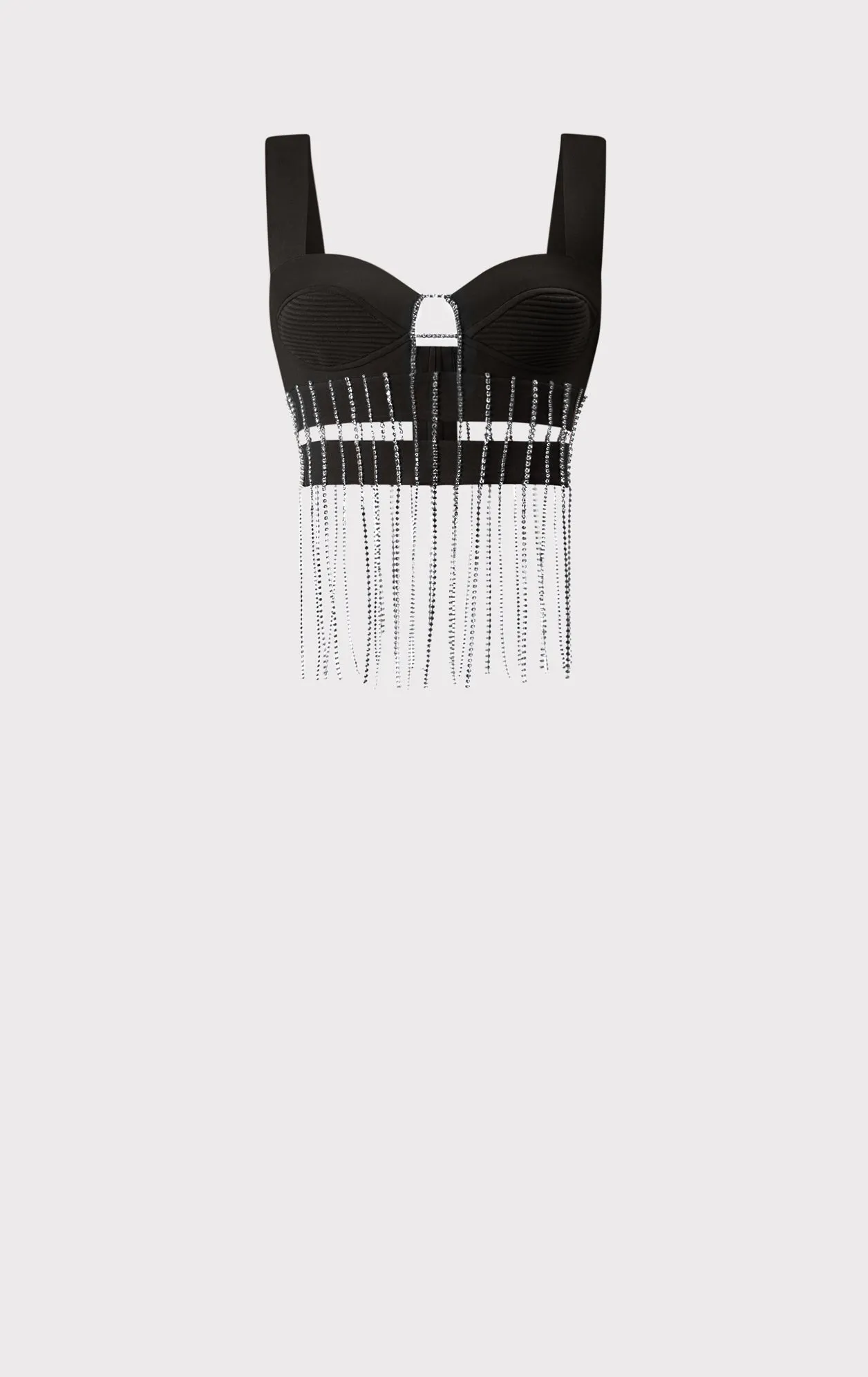 CRYSTAL CHAIN CROP TOP sold by Herve Leger product image thumbnail 2