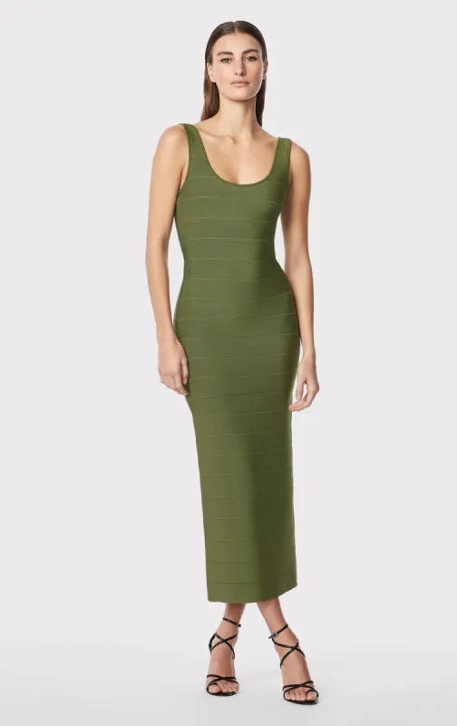 ICON SQUARE NECK GOWN sold by Herve Leger
