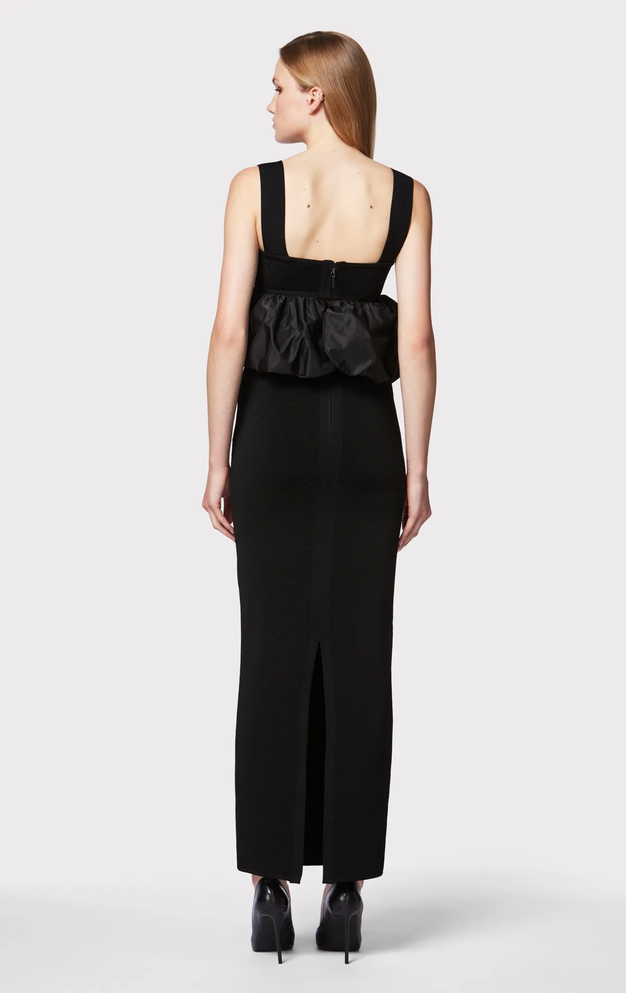 RUCHED NYLON PEPLUM GOWN sold by Herve Leger product image thumbnail 5