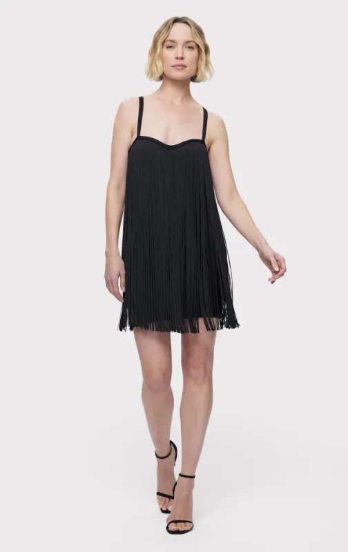 FRINGE SWEETHEART S/L MINI DRESS sold by Herve Leger
