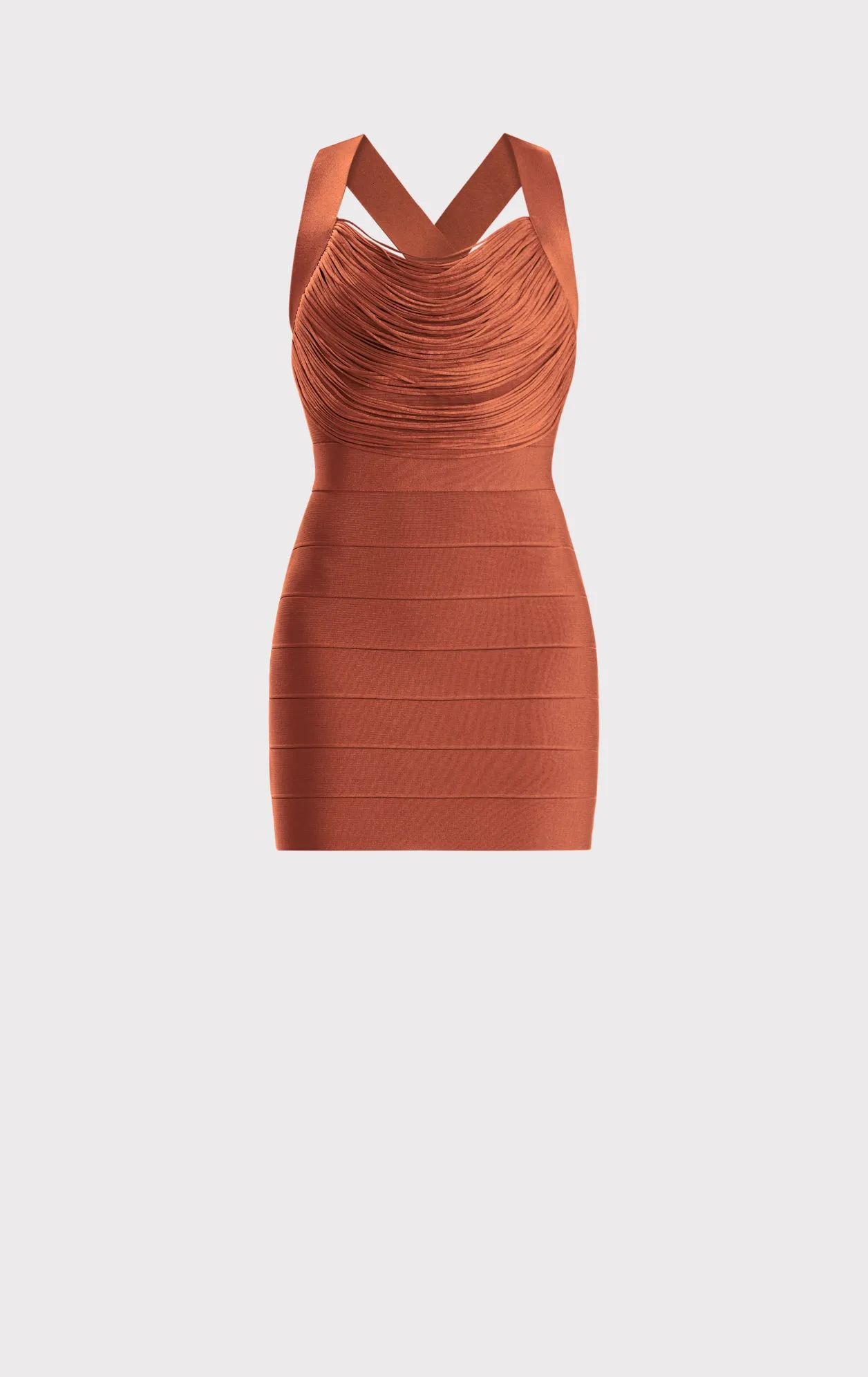 DRAPED FRINGE MINI DRESS sold by Herve Leger product image thumbnail 2