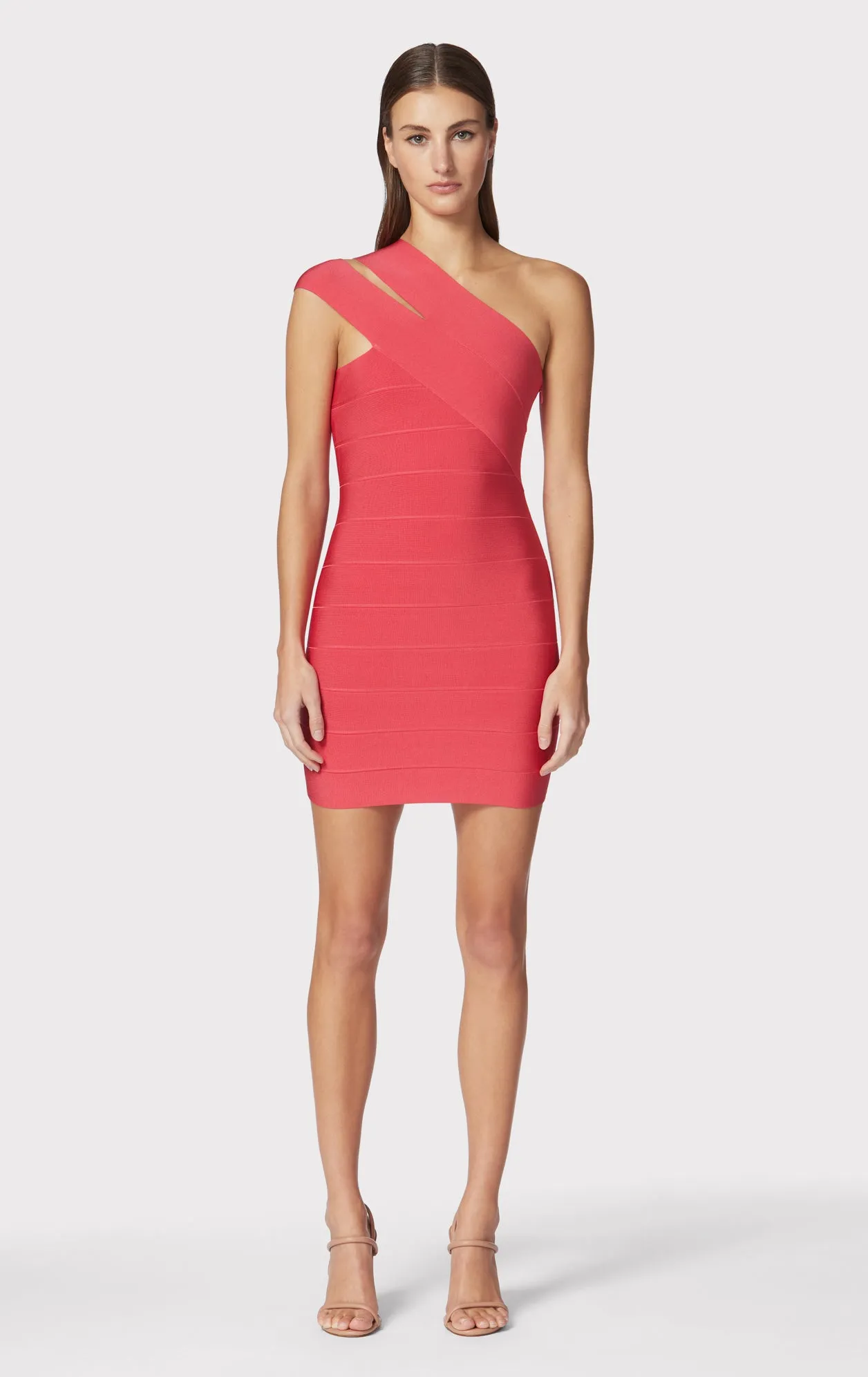 ICON ONE SHOULDER MINI DRESS sold by Herve Leger
