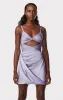 DRAPED CUTOUT MINI DRESS sold by Herve Leger