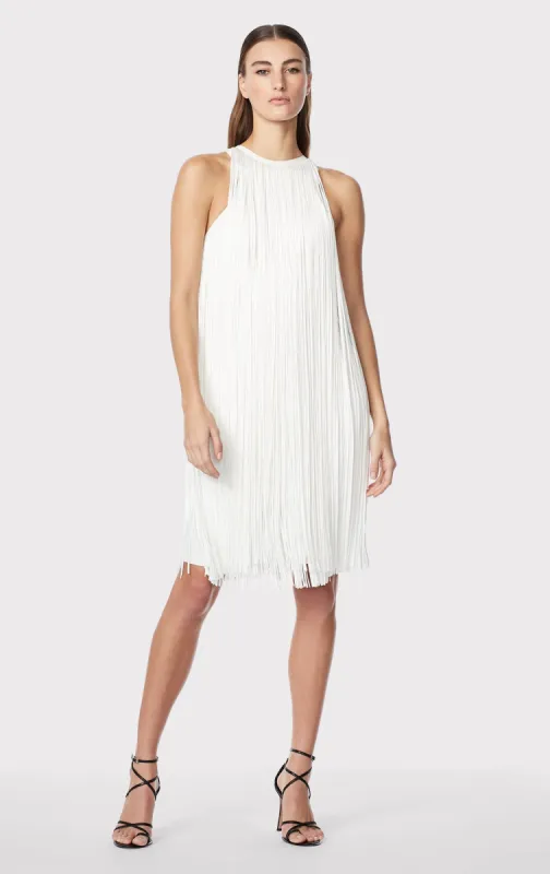 RACER FRINGE MINI DRESS sold by Herve Leger