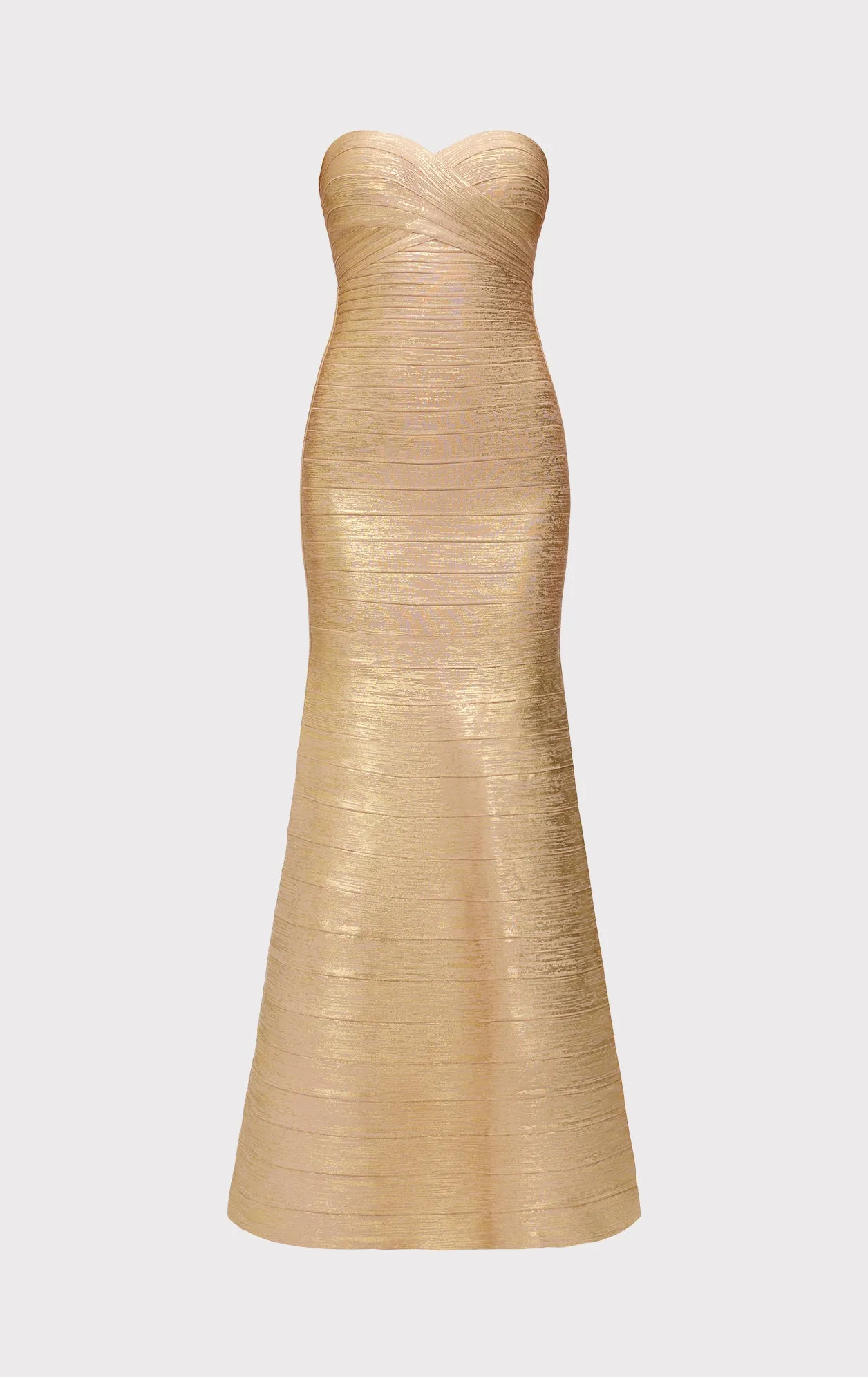 THE METALLIC SARA GOWN sold by Herve Leger product image thumbnail 2