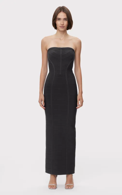 ICON CHEVRON BUSTIER GOWN sold by Herve Leger