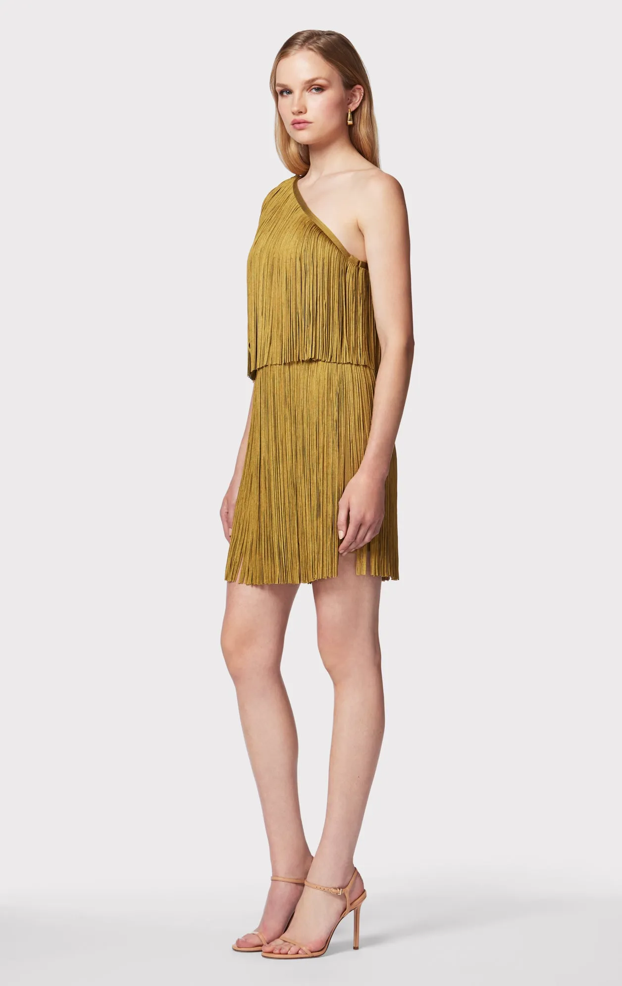 ONE SHOULDER MINI FRINGE DRESS sold by Herve Leger product image thumbnail 4