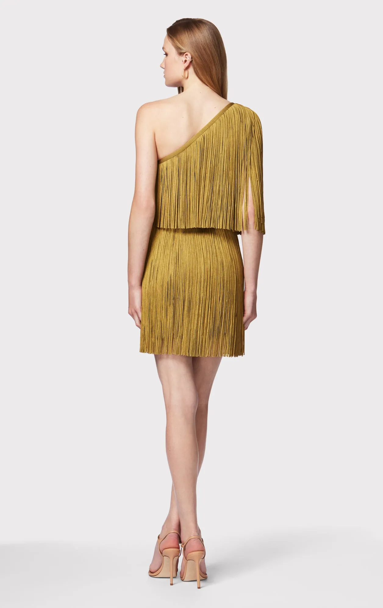ONE SHOULDER MINI FRINGE DRESS sold by Herve Leger product image thumbnail 5