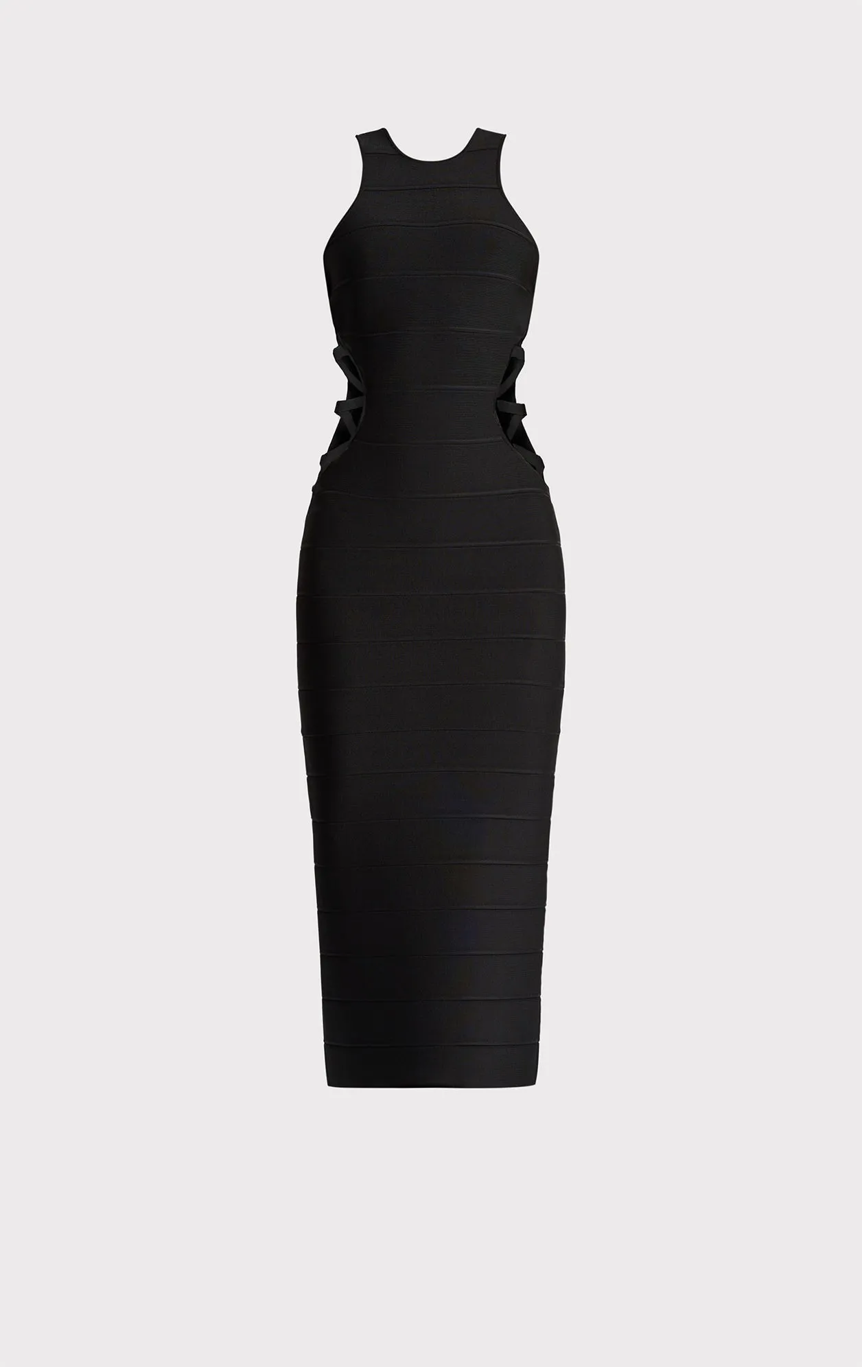 BANDAGE MIDI DRESS W/ STRAPPY HARDWARE sold by Herve Leger product image thumbnail 2