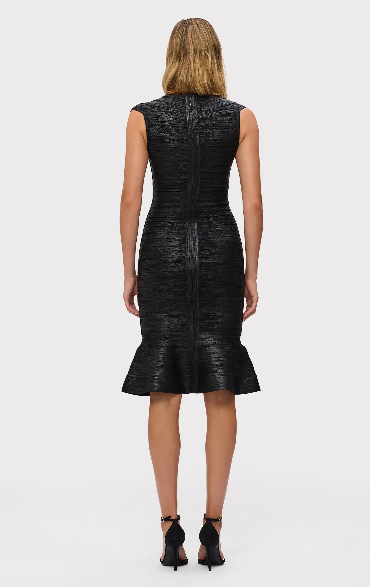 THE METALLIC SOPHIE DRESS sold by Herve Leger product image thumbnail 4