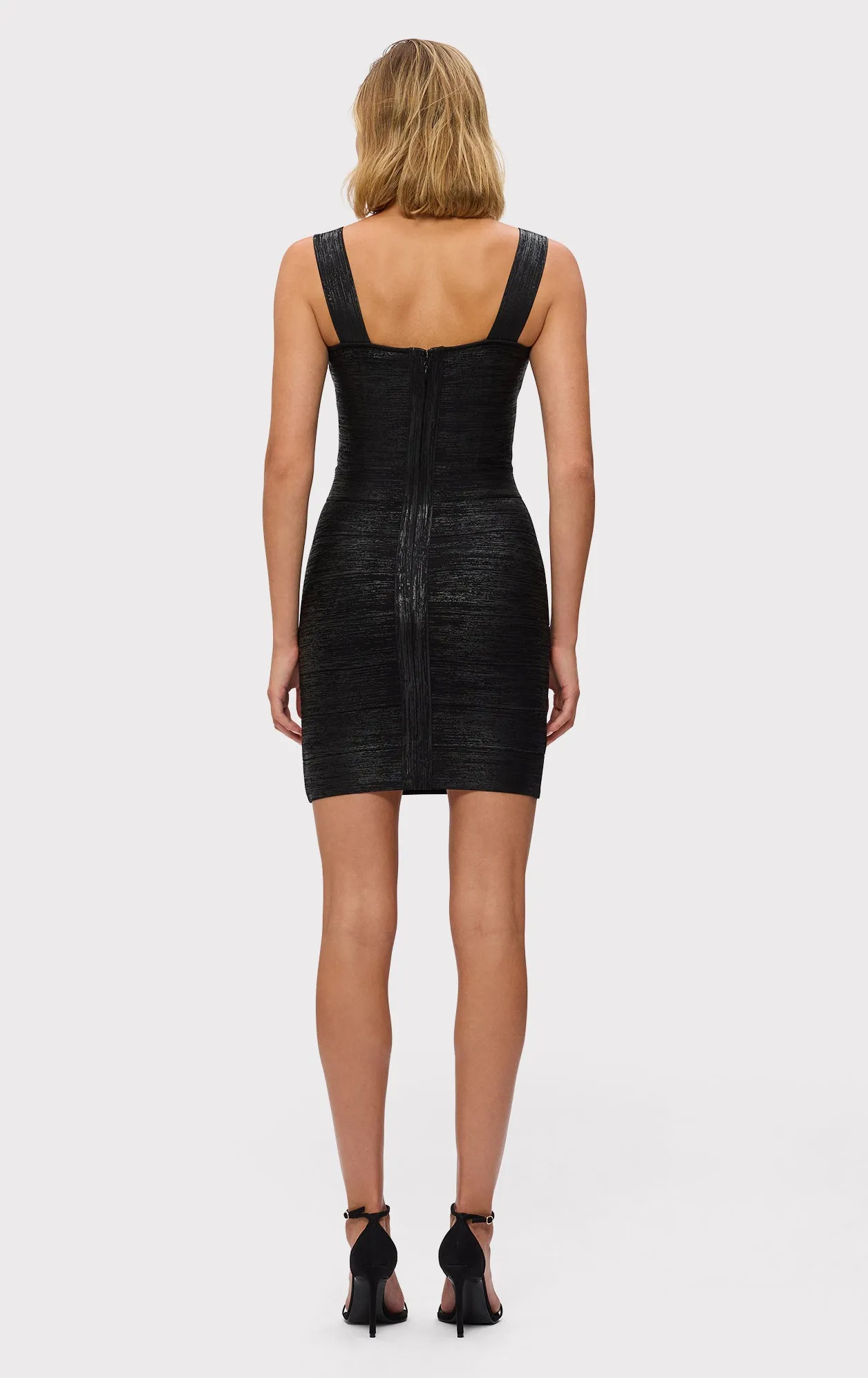 THE METALLIC JADE DRESS sold by Herve Leger product image thumbnail 4
