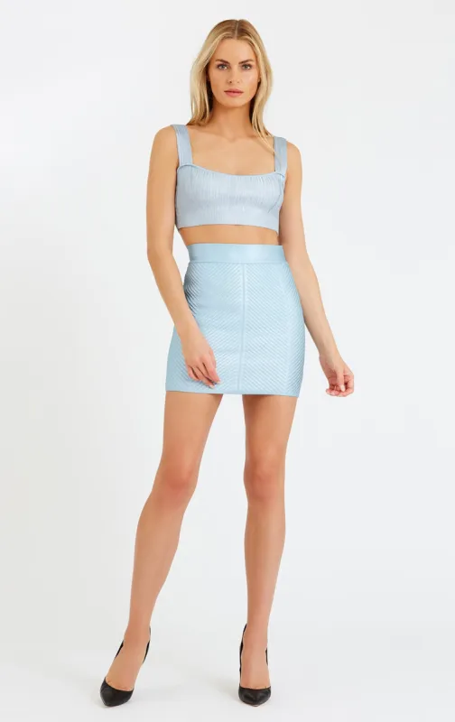 FOIL SWEETHEART BRALETTE sold by Herve Leger