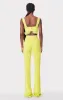 RIBBED PANTS W/ RUFFLED HEM sold by Herve Leger