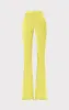 RIBBED PANTS W/ RUFFLED HEM sold by Herve Leger