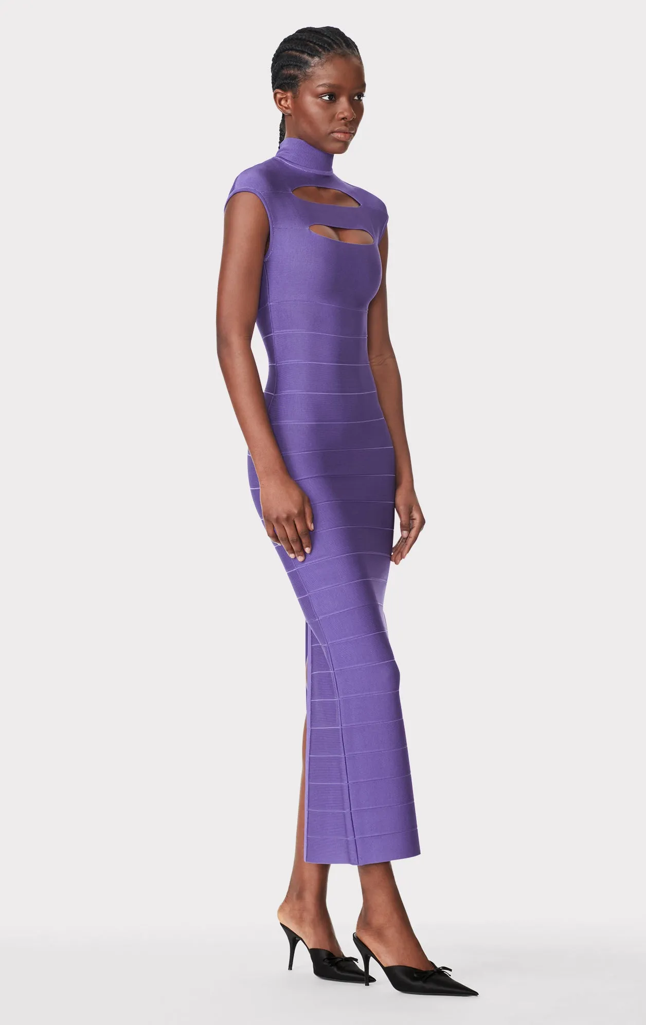 ICON CAP SLEEVE CUT-OUT GOWN sold by Herve Leger product image thumbnail 4