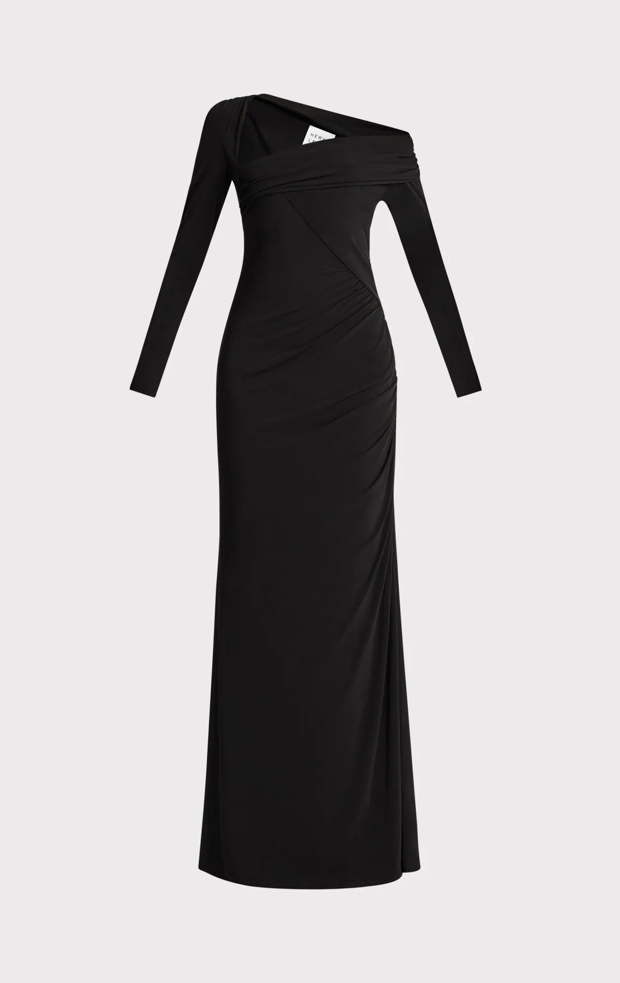 RUCHED JERSEY ASYMMETRIC GOWN sold by Herve Leger product image thumbnail 2