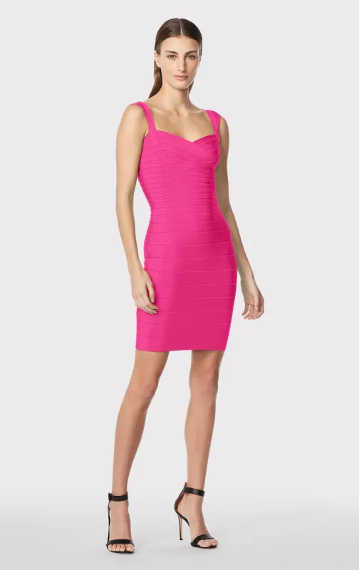 SWEETHEART BANDED MINI DRESS sold by Herve Leger