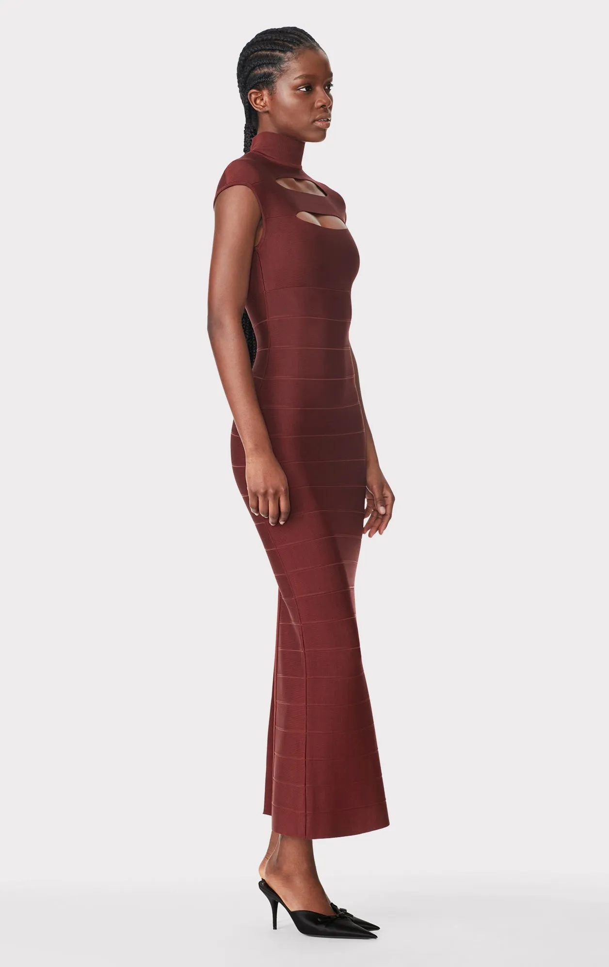 ICON CAP SLEEVE CUT-OUT GOWN sold by Herve Leger product image thumbnail 4