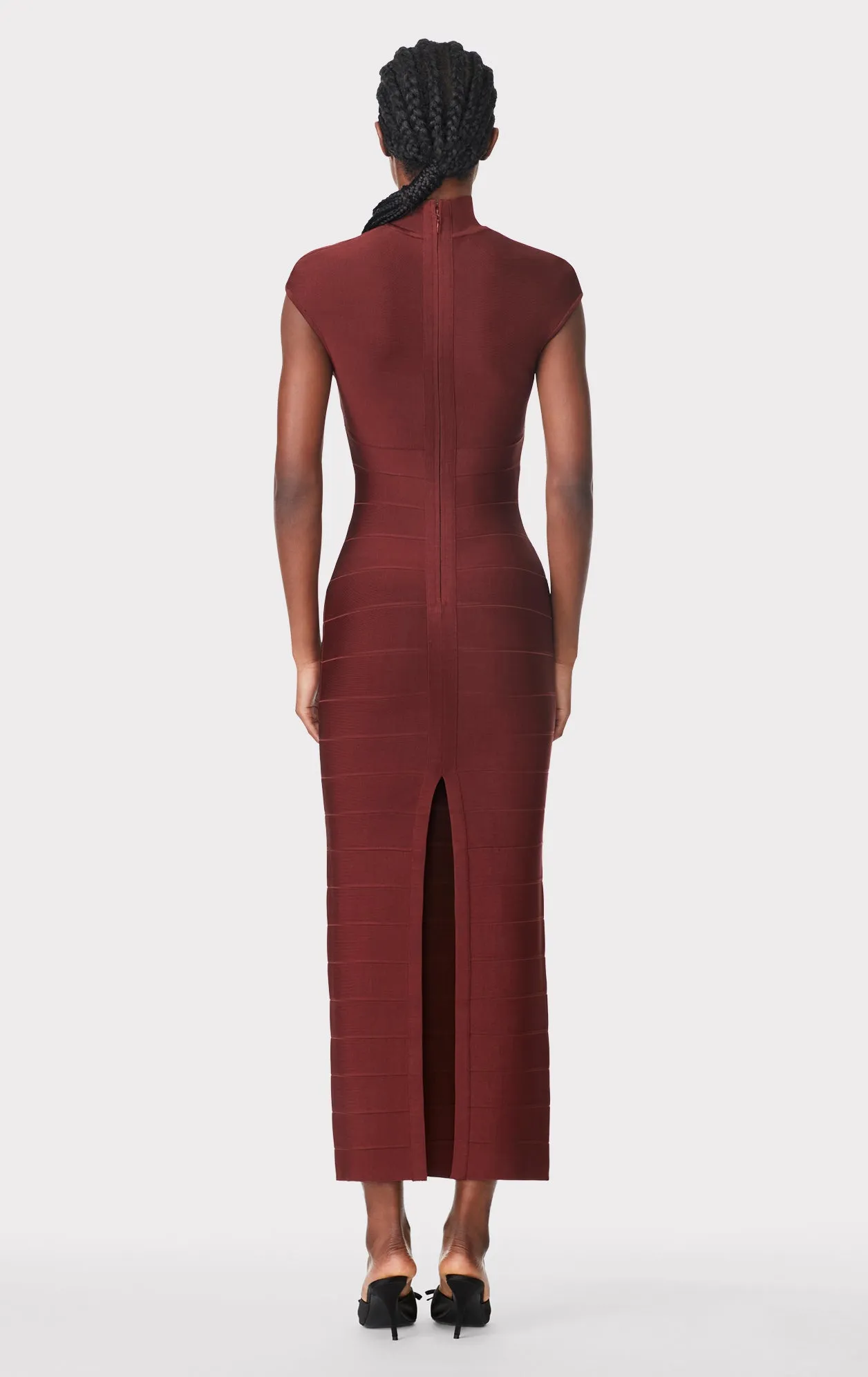 ICON CAP SLEEVE CUT-OUT GOWN sold by Herve Leger product image thumbnail 5