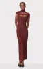 ICON CAP SLEEVE CUT-OUT GOWN sold by Herve Leger