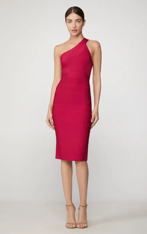 Icon One Shoulder Sheath Dress sold by Herve Leger