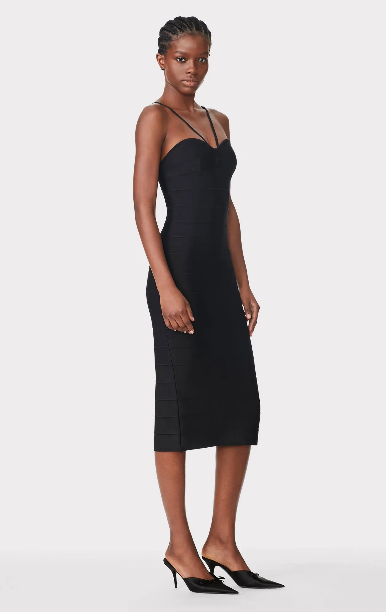 ICON STRAPPY SWEETHEART MIDI DRESS sold by Herve Leger product image thumbnail 4