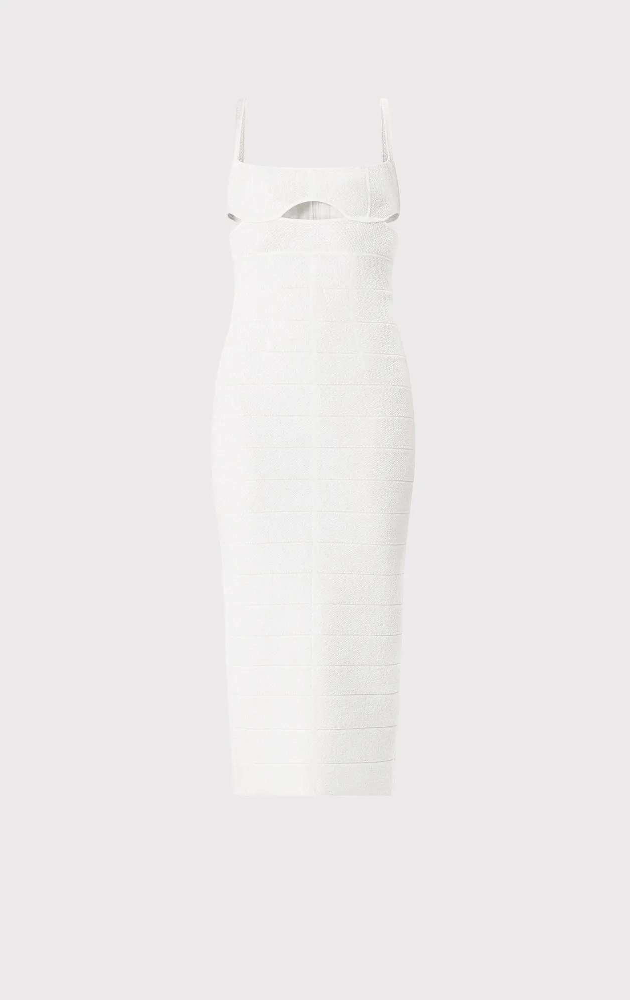 TEXTURED SHEER CUT OUT MIDI DRESS sold by Herve Leger product image thumbnail 2