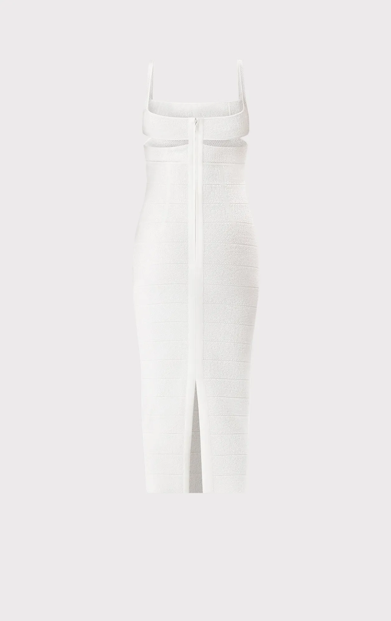 TEXTURED SHEER CUT OUT MIDI DRESS sold by Herve Leger product image thumbnail 3