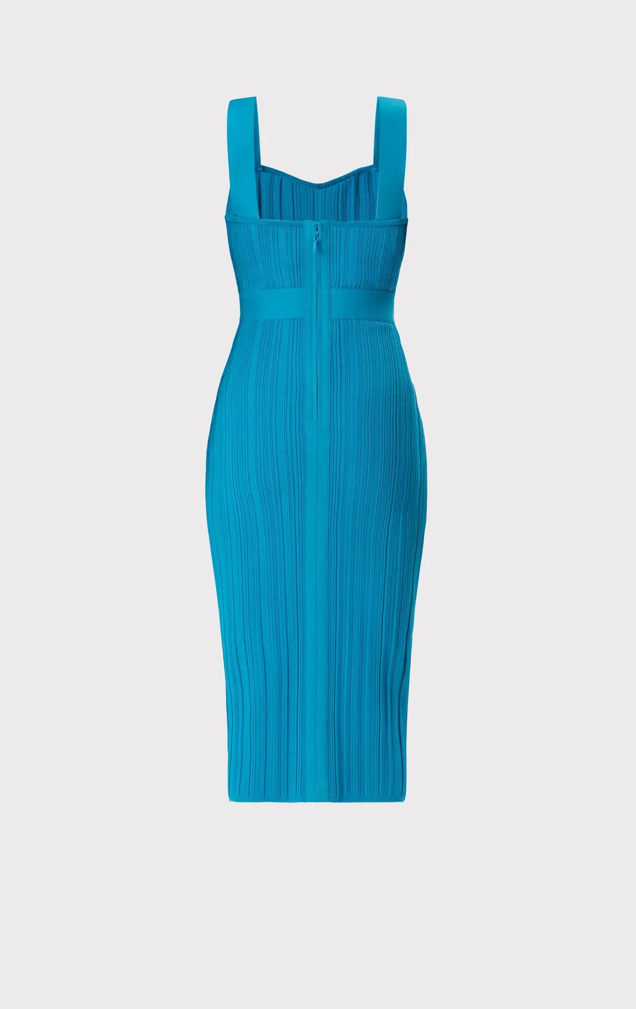 RIBBED POINTELLE MIDI DRESS sold by Herve Leger product image thumbnail 3