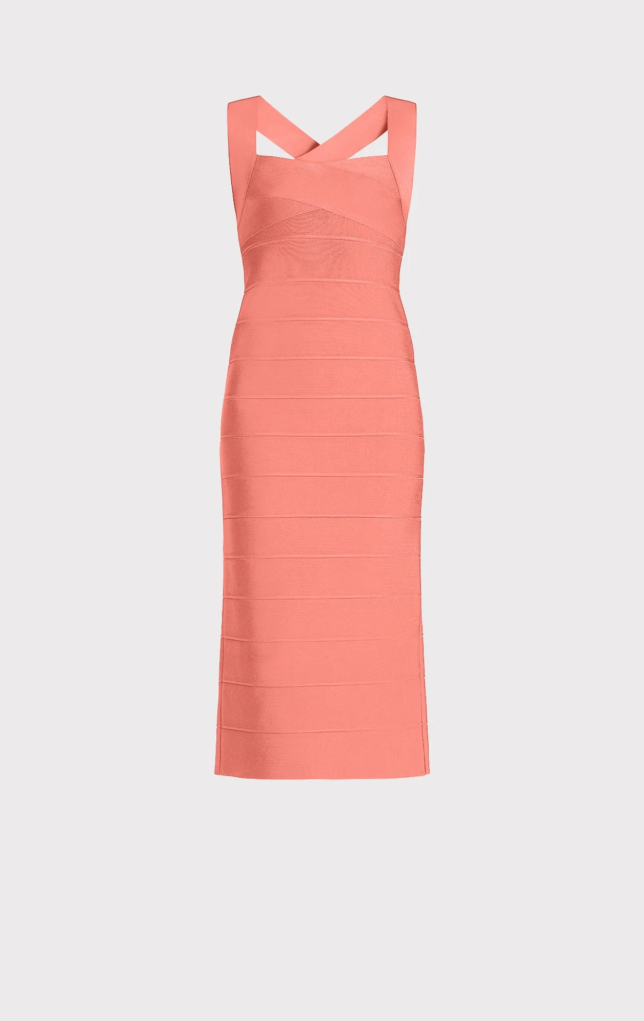 HALTER X BACK MIDI DRESS sold by Herve Leger product image thumbnail 2