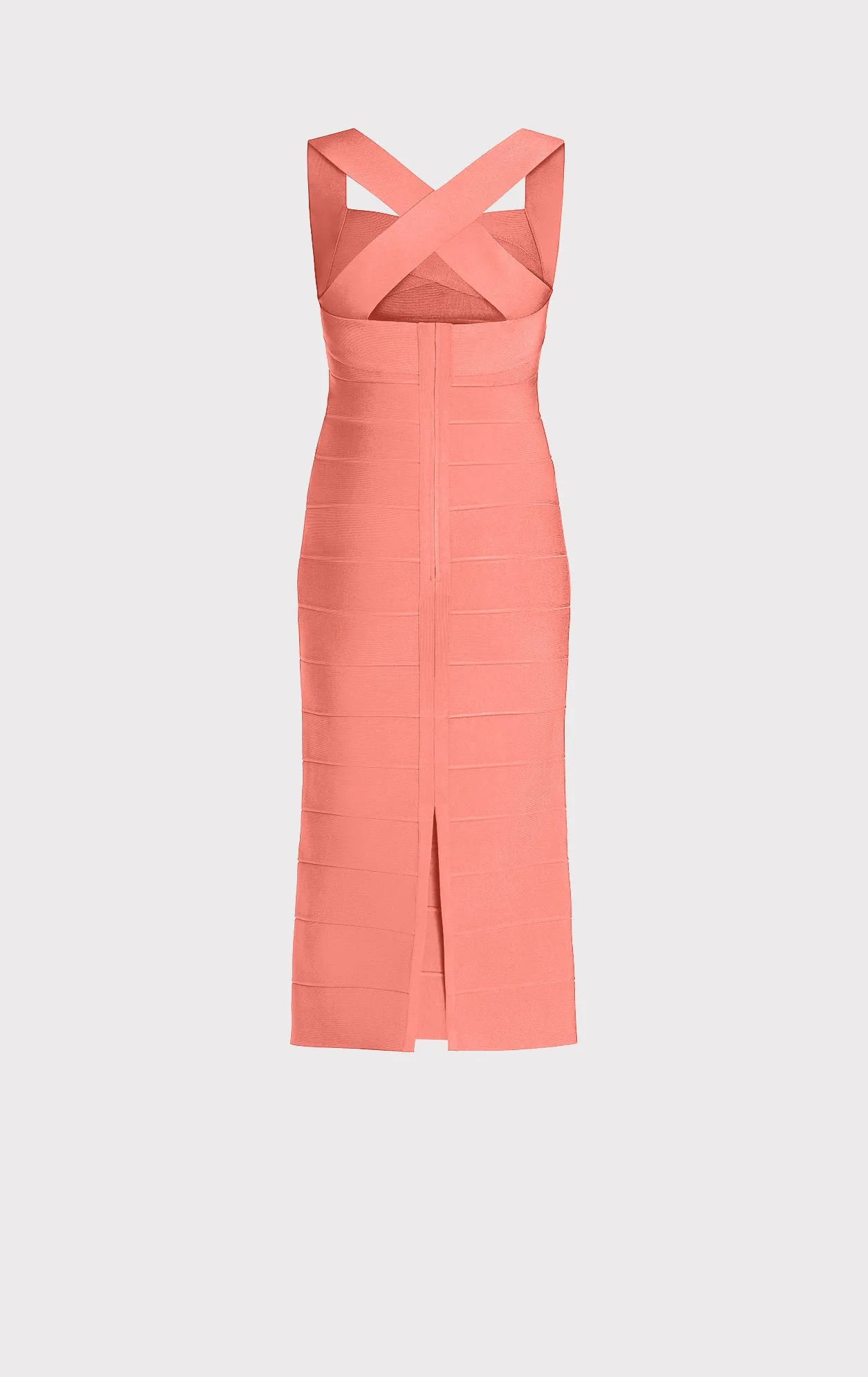 HALTER X BACK MIDI DRESS sold by Herve Leger product image thumbnail 3