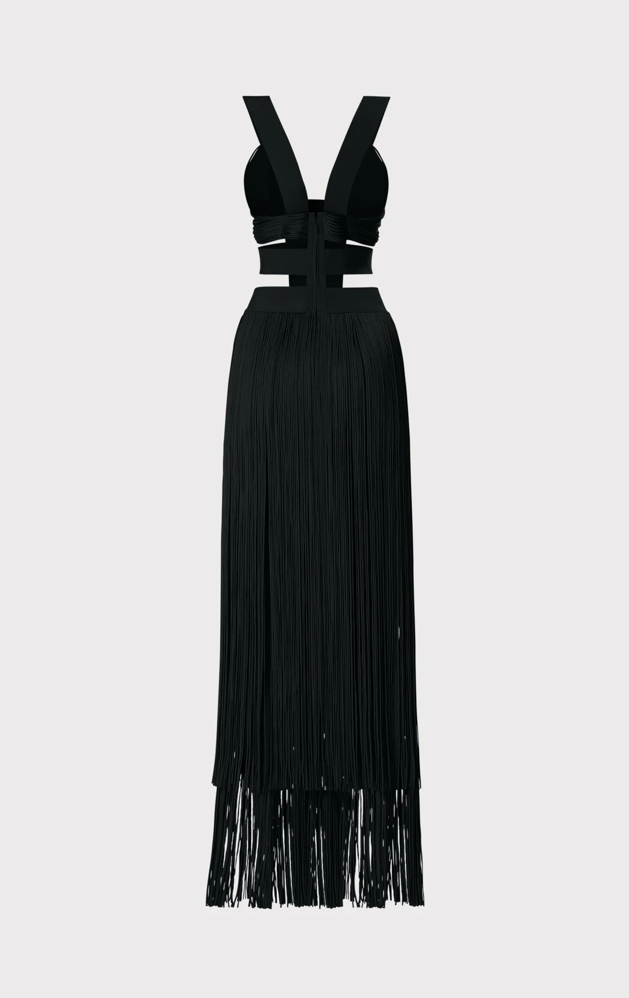 LOW WAIST BANDED FRINGE GOWN sold by Herve Leger product image thumbnail 2