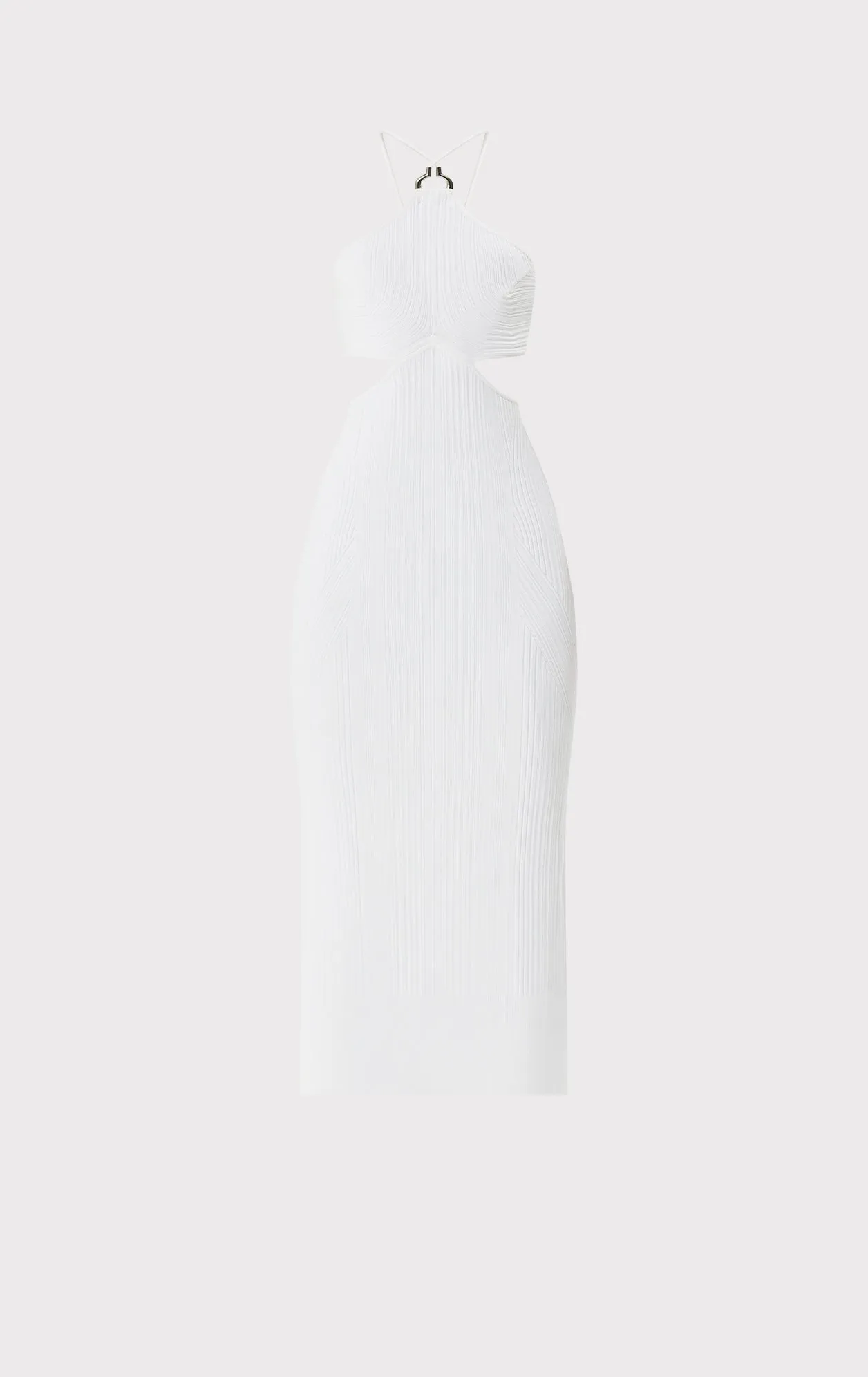 HALTER MIDI DRESS W/ HARDWARE sold by Herve Leger product image thumbnail 2