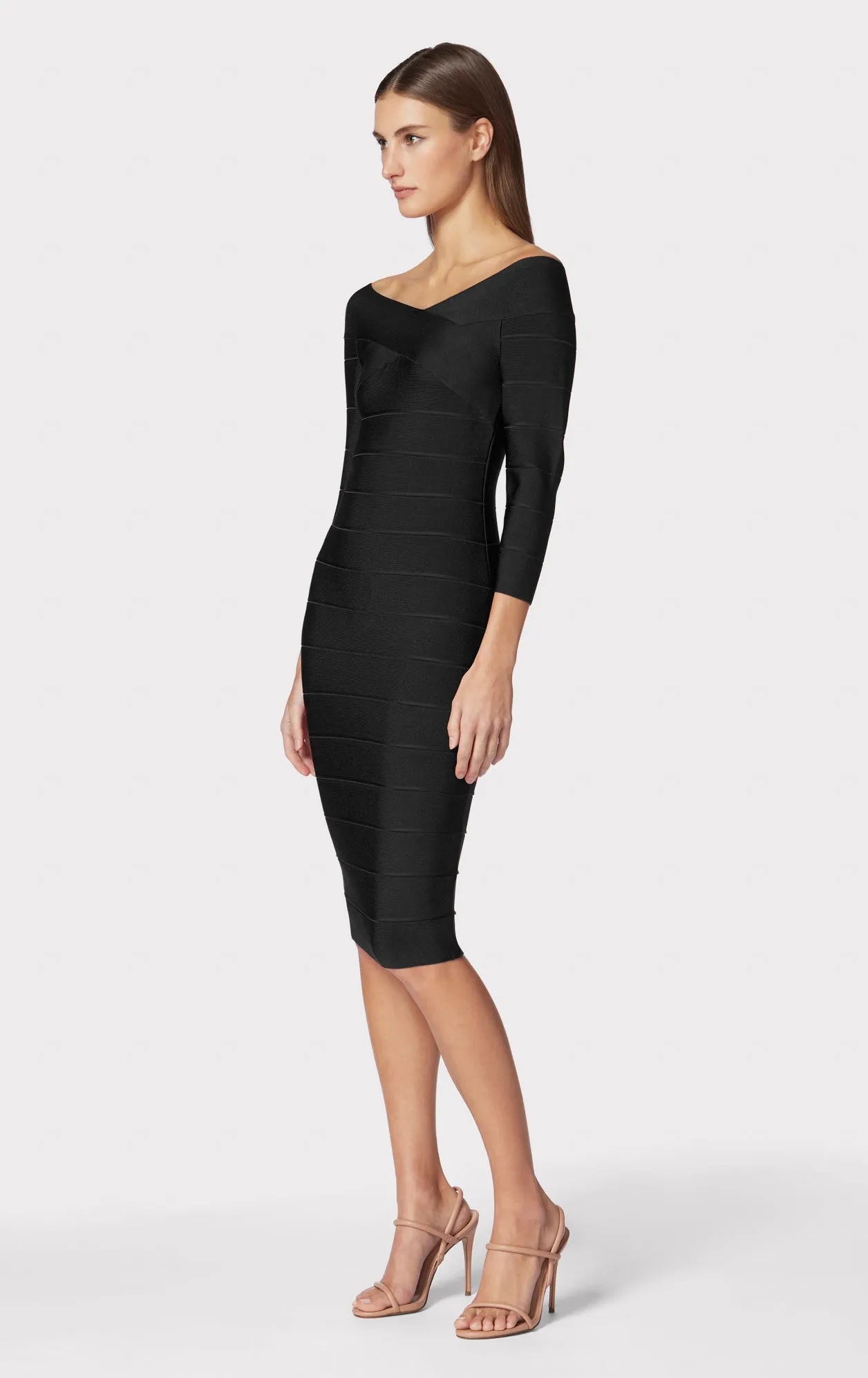 CRISS CROSS PENCIL DRESS sold by Herve Leger product image thumbnail 2