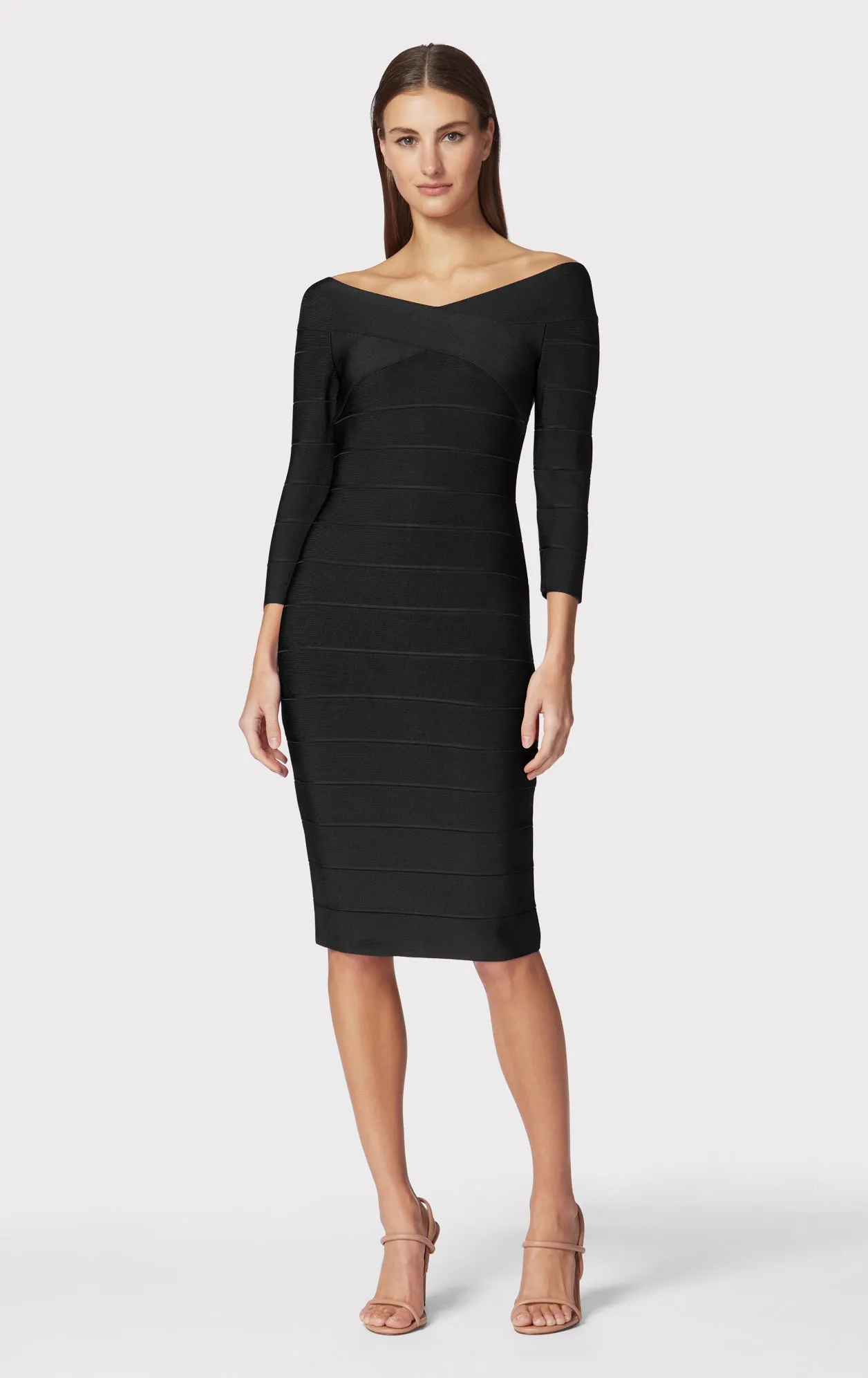 CRISS CROSS PENCIL DRESS sold by Herve Leger