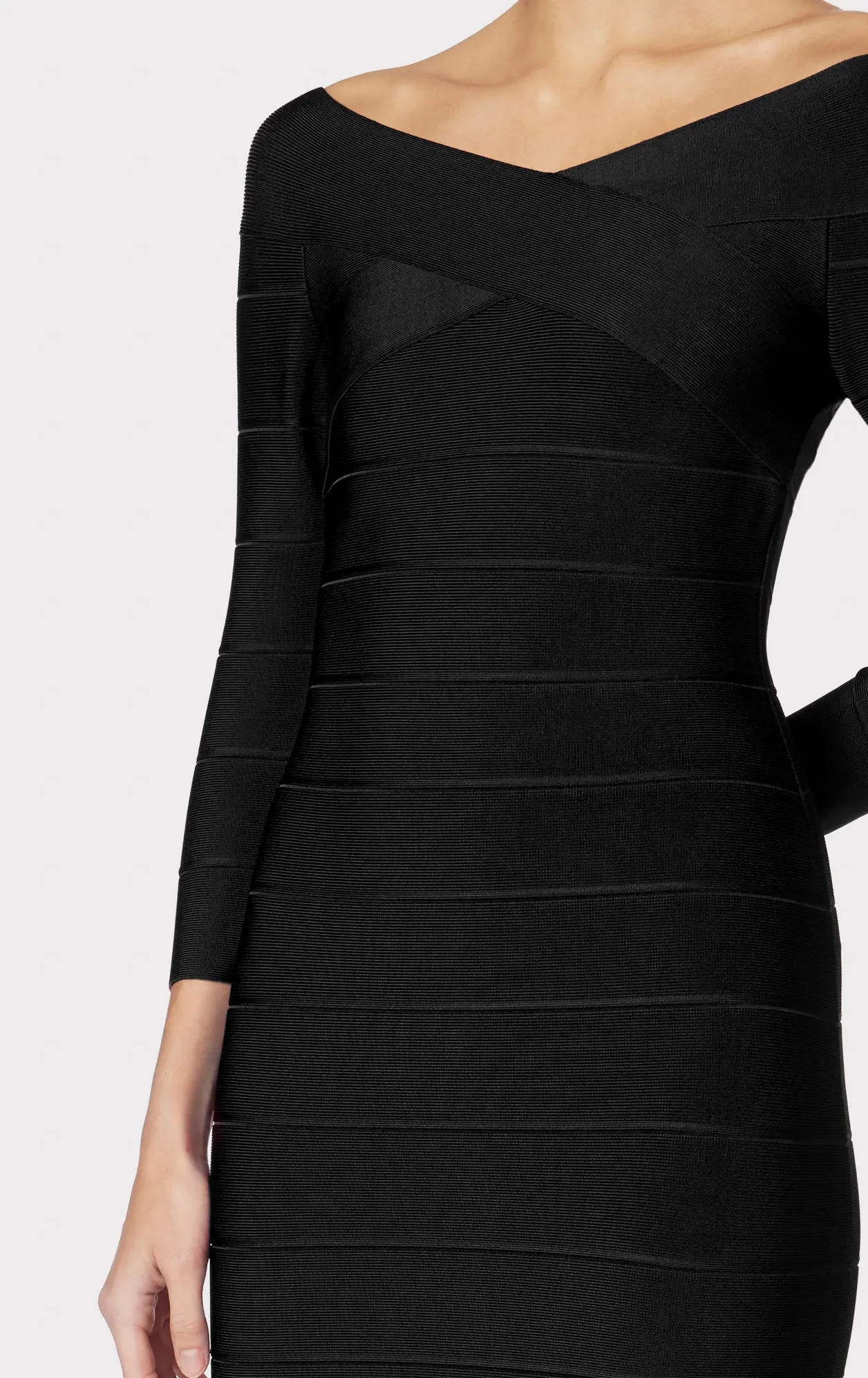 CRISS CROSS PENCIL DRESS sold by Herve Leger product image thumbnail 4