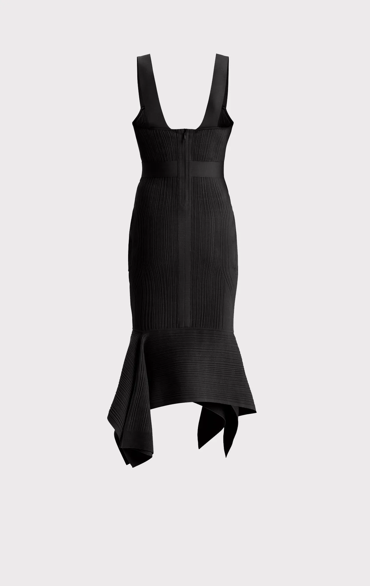 VARIEGATED RIB FISHTAIL MIDI DRESS sold by Herve Leger product image thumbnail 3
