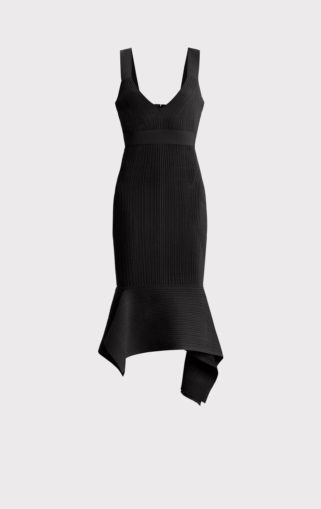 VARIEGATED RIB FISHTAIL MIDI DRESS sold by Herve Leger product image thumbnail 2