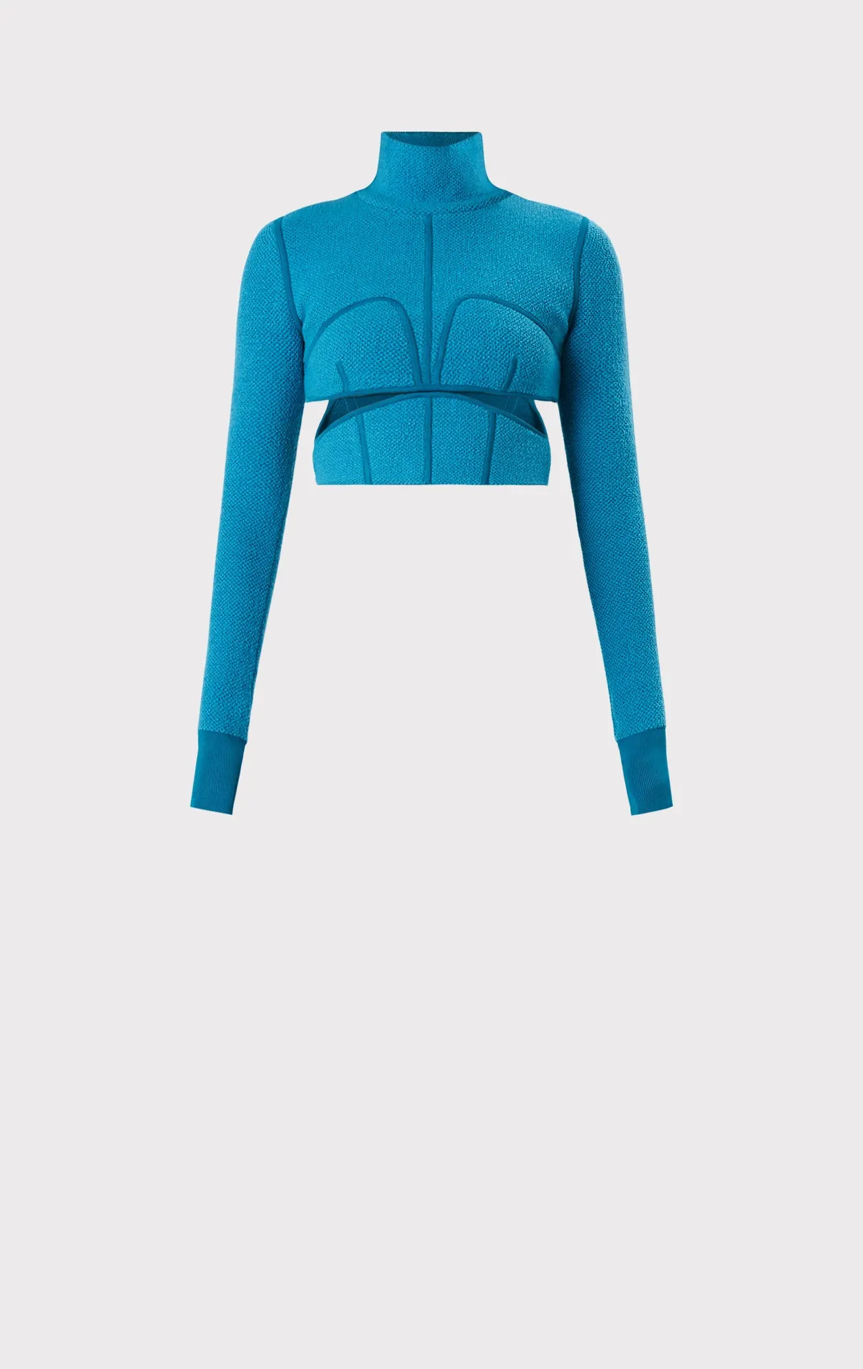 MOHAIR DOUBLE KNIT CROP TOP sold by Herve Leger product image thumbnail 2