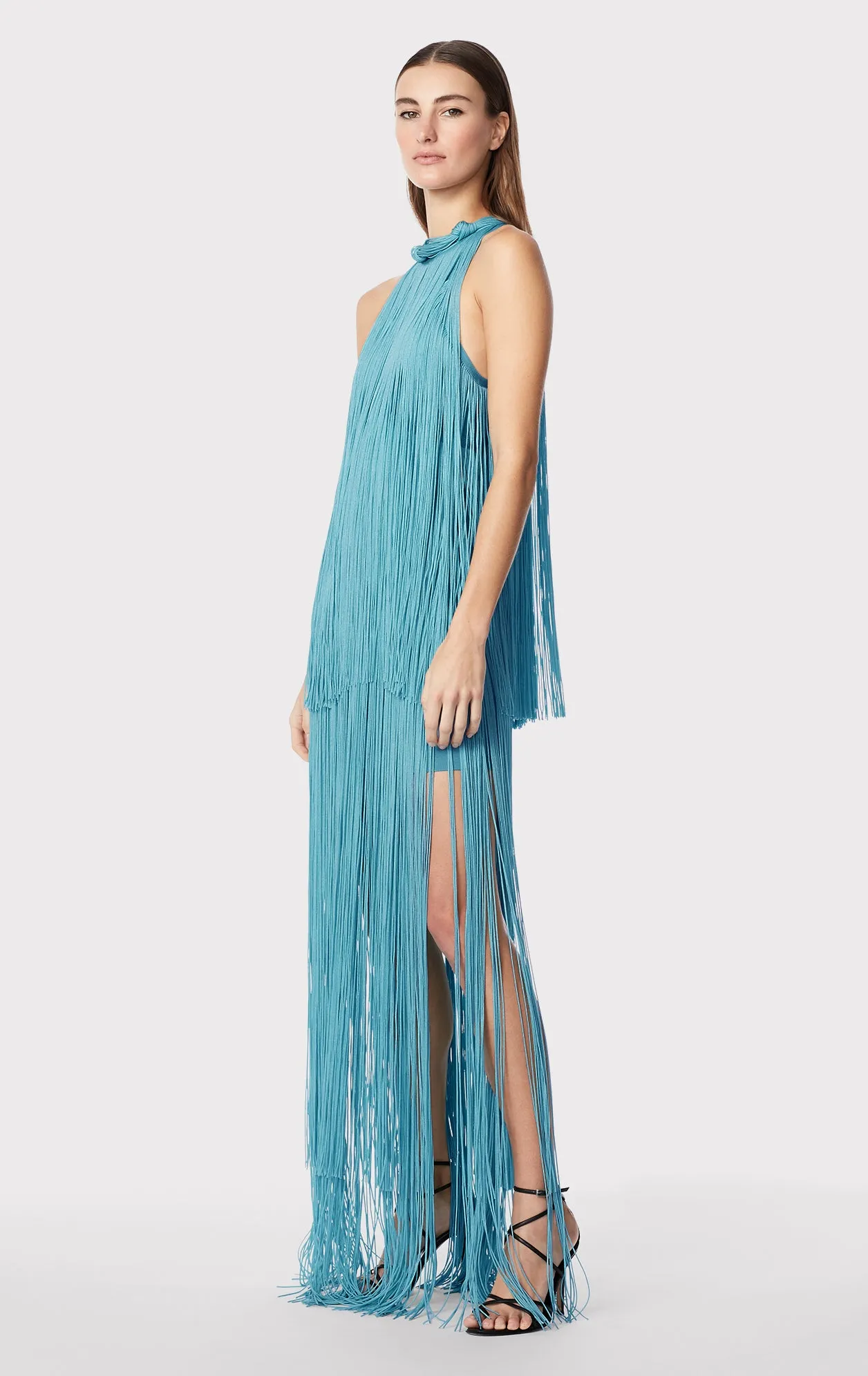 RACER SHEER FRINGE GOWN sold by Herve Leger product image thumbnail 2